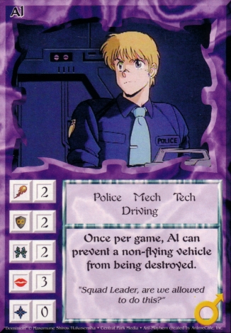 Scan of 'Al' Ani-Mayhem card