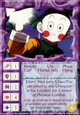 Scan of final 'Chiao-Tzu' Ani-Mayhem card