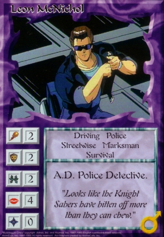 Scan of 'Leon McNichol' Ani-Mayhem card