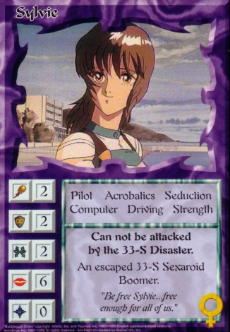 Scan of 'Sylvie' Ani-Mayhem card