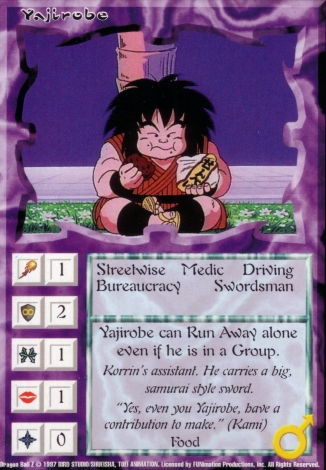 Scan of final 'Yajirobe' Ani-Mayhem card