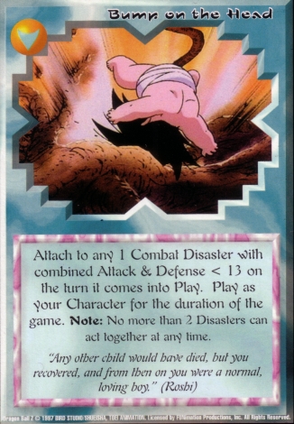 Scan of 'Bump on the Head' Ani-Mayhem card