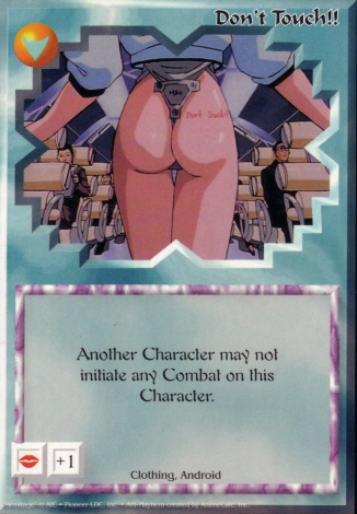 Scan of 'Don't Touch' Ani-Mayhem card