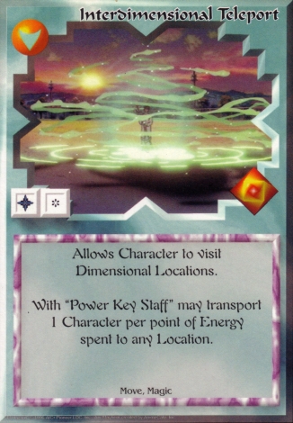 Scan of 'Interdimensional Teleport' Ani-Mayhem card