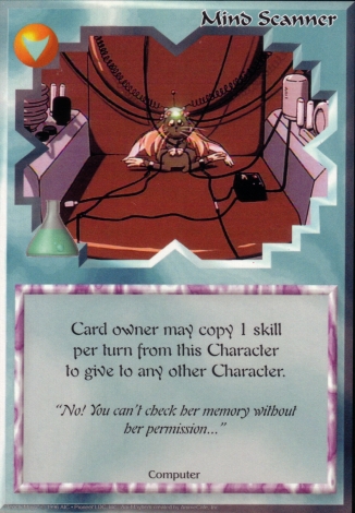 Scan of 'Mind Scanner' Ani-Mayhem card