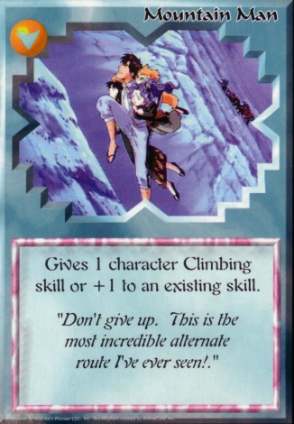 Scan of 'Mountain Man' Ani-Mayhem card