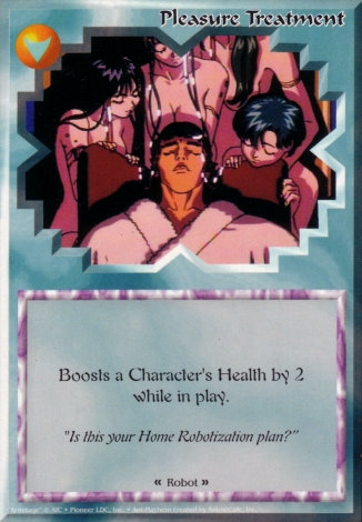 Scan of 'Pleasure Treatment' Ani-Mayhem card