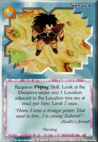 Scan of final 'Survey' Ani-Mayhem card