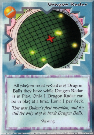 Scan of 'Dragon Radar' Ani-Mayhem card