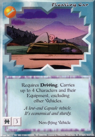 Scan of final 'Floating Car' Ani-Mayhem card