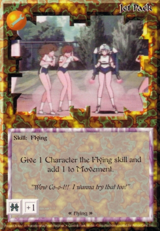 Scan of 'Jet Pack' Ani-Mayhem card