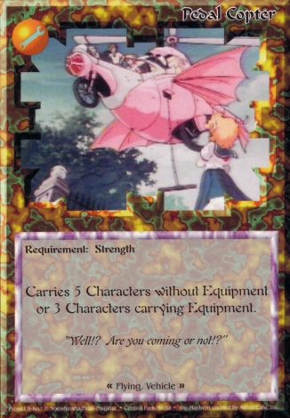 Scan of 'Pedal Copter' Ani-Mayhem card
