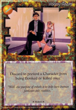 Scan of 'Robot Slave' Ani-Mayhem card