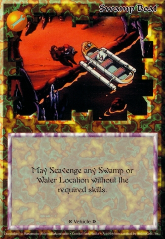 Scan of 'Swamp Boat' Ani-Mayhem card