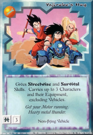 Scan of 'Yajirobe's Hog' Ani-Mayhem card