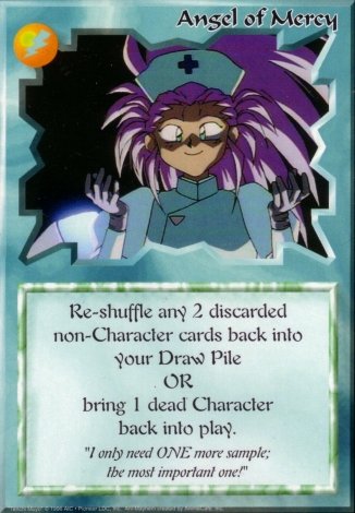 Scan of 'Angel of Mercy' Ani-Mayhem card