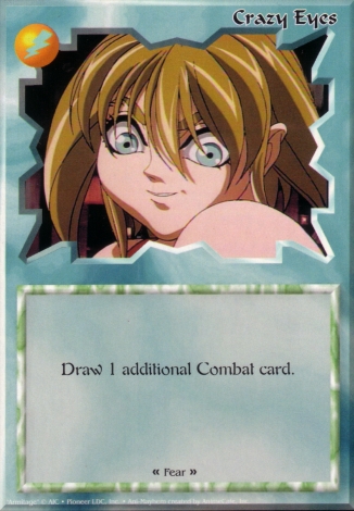 Scan of 'Crazy Eyes' Ani-Mayhem card