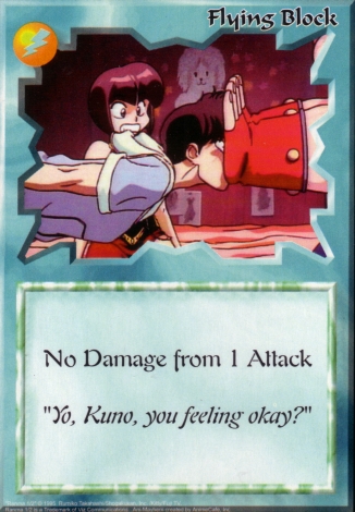 Scan of 'Flying Block' Ani-Mayhem card