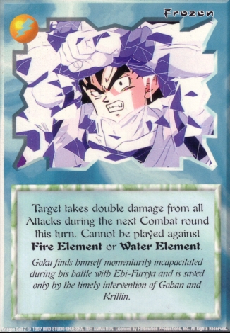 Scan of 'Frozen' Ani-Mayhem card