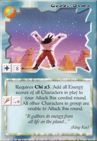 Scan of 'Genki-Dama' Ani-Mayhem card