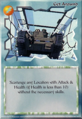 Scan of 'Get Around' Ani-Mayhem card