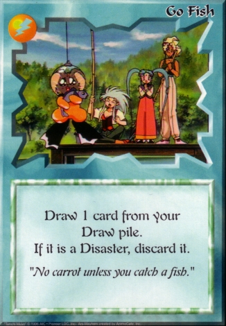 Scan of 'Go Fish' Ani-Mayhem card