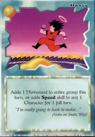 Scan of final 'Haste' Ani-Mayhem card
