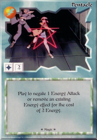 Scan of 'Pentacle' Ani-Mayhem card