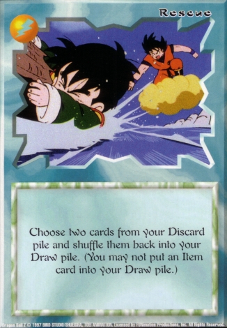 Scan of 'Rescue' Ani-Mayhem card