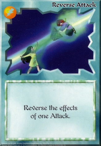 Scan of 'Reverse Attack' Ani-Mayhem card