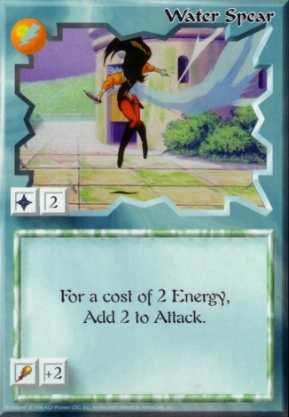 Scan of 'Water Spear' Ani-Mayhem card