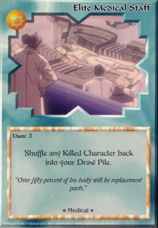 Scan of 'Elite Medical Staff' Ani-Mayhem card