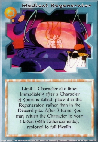 Scan of 'Medical Regenerator' Ani-Mayhem card