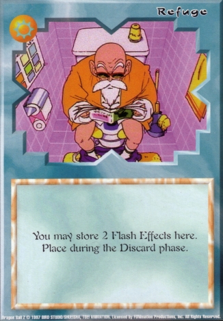 Scan of 'Refuge' Ani-Mayhem card