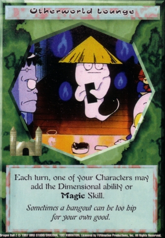 Scan of 'Otherworld Lounge' Ani-Mayhem card