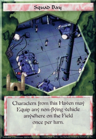 Scan of 'Squad Bay' Ani-Mayhem card