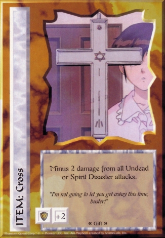 Scan of 'Cross' Ani-Mayhem card