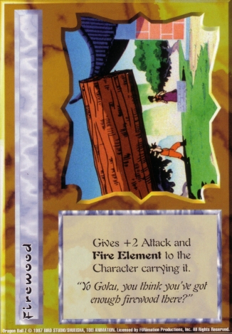 Scan of 'Firewood' Ani-Mayhem card