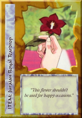 Scan of 'Juraian Royal Teardrop' Ani-Mayhem card