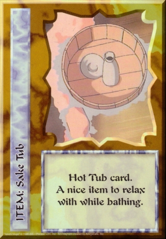 Scan of 'Sake Tub' Ani-Mayhem card