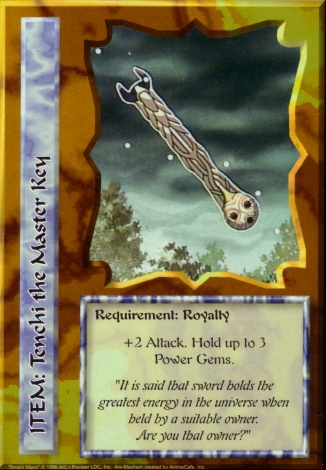 Scan of 'Tenchi the Master Key' Ani-Mayhem card