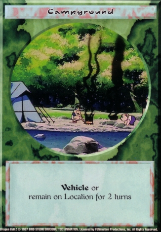 Scan of 'Campground' Ani-Mayhem card