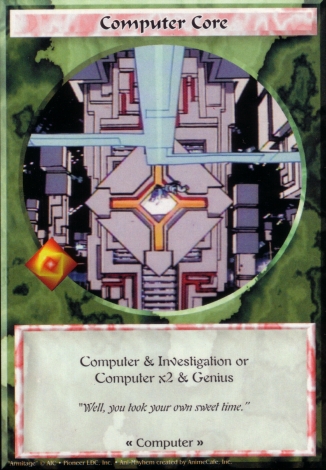 Scan of 'Computer Core' Ani-Mayhem card