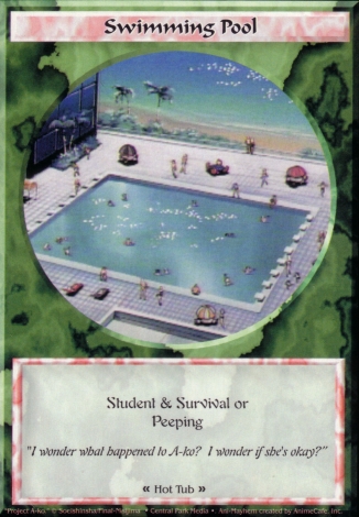Scan of 'Swimming Pool' Ani-Mayhem card