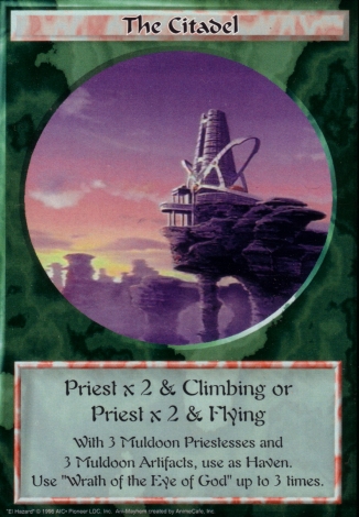 Scan of 'The Citadel' Ani-Mayhem card