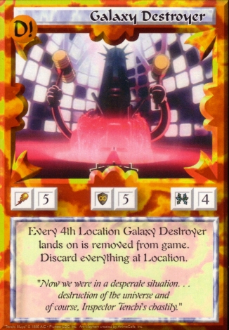 Scan of 'Galaxy Destroyer' Ani-Mayhem card