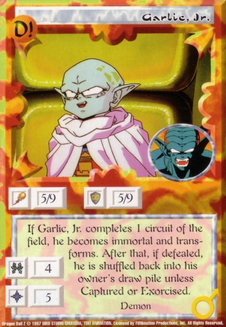 Scan of final 'Garlic, Jr.' Ani-Mayhem card