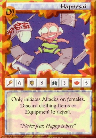 Scan of 'Happosai' Ani-Mayhem card