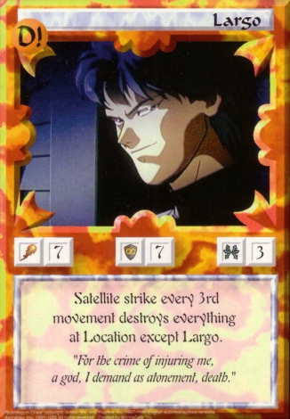 Scan of 'Largo' Ani-Mayhem card