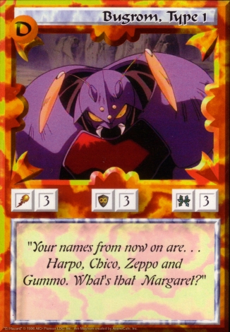 Scan of 'Bugrom, Type 1' Ani-Mayhem card